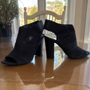 Franco Sarto Laila Gobilea Open Toe Bootie Size 7.5